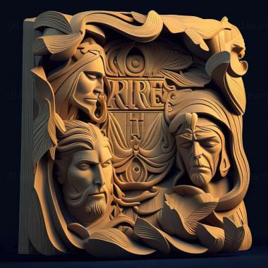 3D model Heroes of Arzar game (STL)